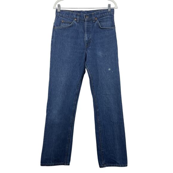 Vintage Levi's 505 Orange Tab Mens 31x32 Late 70s 80s Cotton Slim Straight‎ Leg